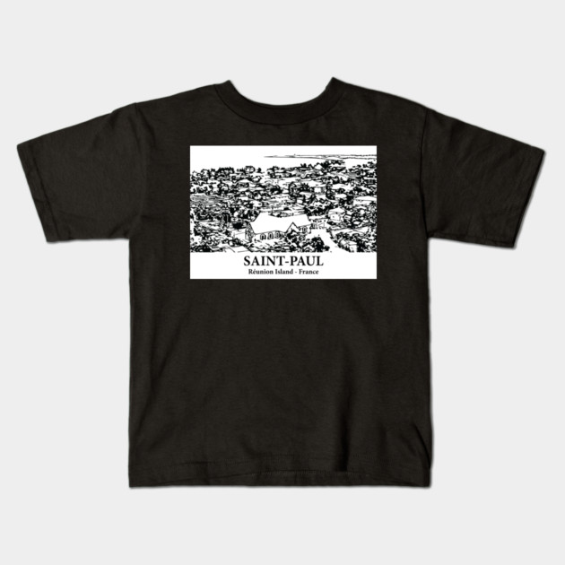 Saint-Paul - Réunion Island Kids T-Shirt by Lakeric
