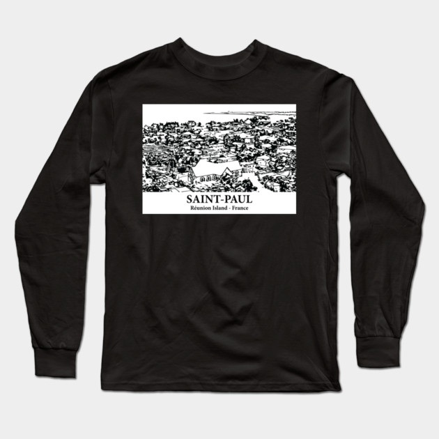 Saint-Paul - Réunion Island Long Sleeve T-Shirt by Lakeric