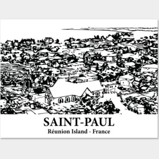 Saint-Paul - Réunion Island Posters and Art