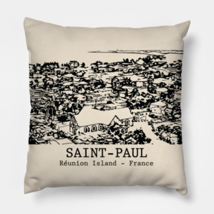 Saint-Paul - Réunion Island Pillow