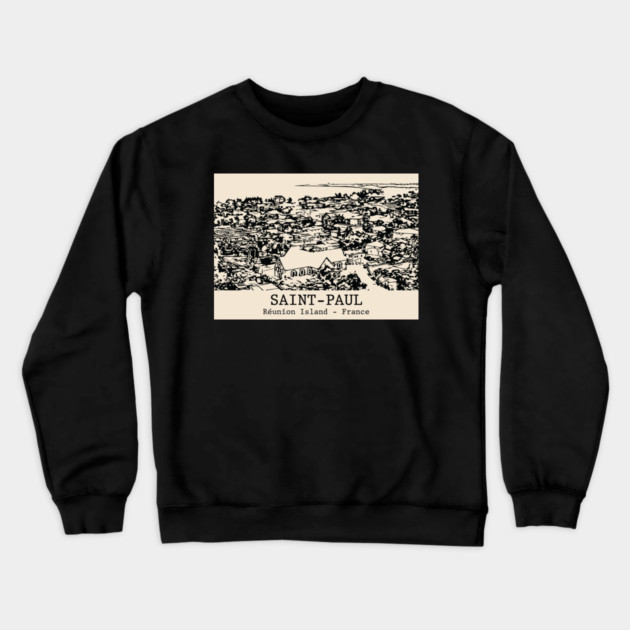 Saint-Paul - Réunion Island Crewneck Sweatshirt by Lakeric