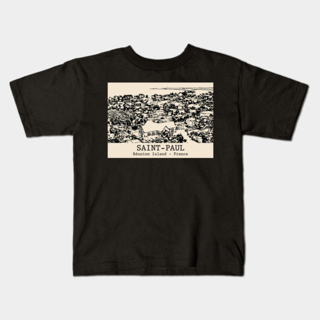 Saint-Paul - Réunion Island Kids T-Shirt by Lakeric