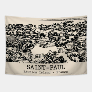Saint-Paul - Réunion Island Tapestry