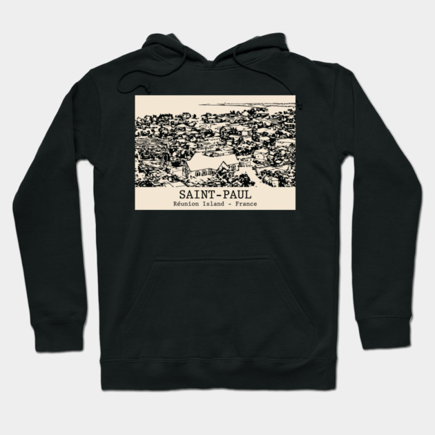 Saint-Paul - Réunion Island Hoodie by Lakeric