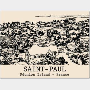 Saint-Paul - Réunion Island Posters and Art