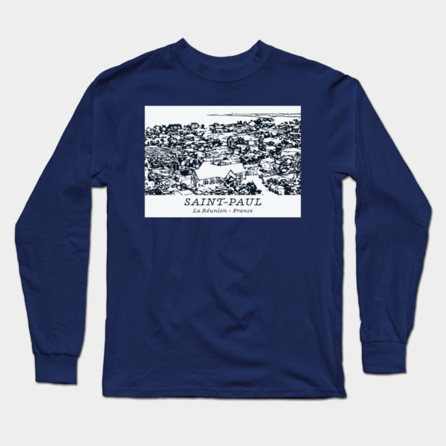 Saint-Paul - Réunion Island Long Sleeve T-Shirt by Lakeric