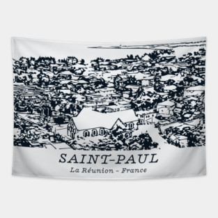 Saint-Paul - Réunion Island Tapestry
