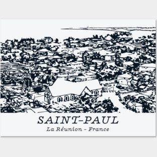 Saint-Paul - Réunion Island Posters and Art