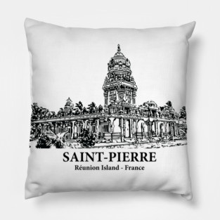 Saint-Pierre - Réunion Island Pillow