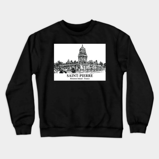 Saint-Pierre - Réunion Island Crewneck Sweatshirt by Lakeric