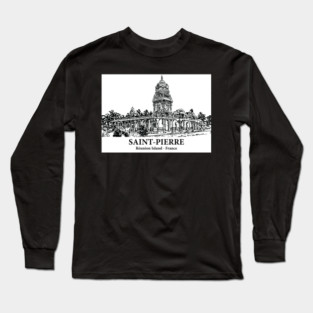 Saint-Pierre - Réunion Island Long Sleeve T-Shirt