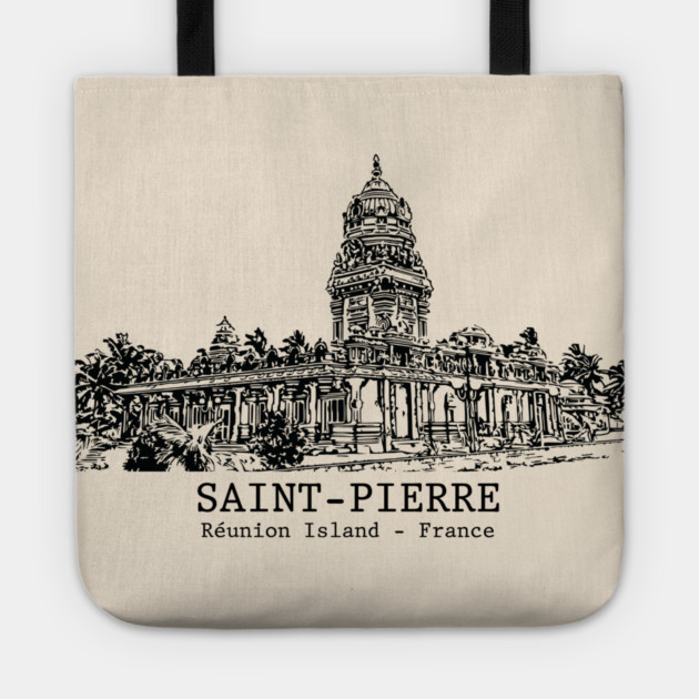 Saint-Pierre - Réunion Island Tote by Lakeric