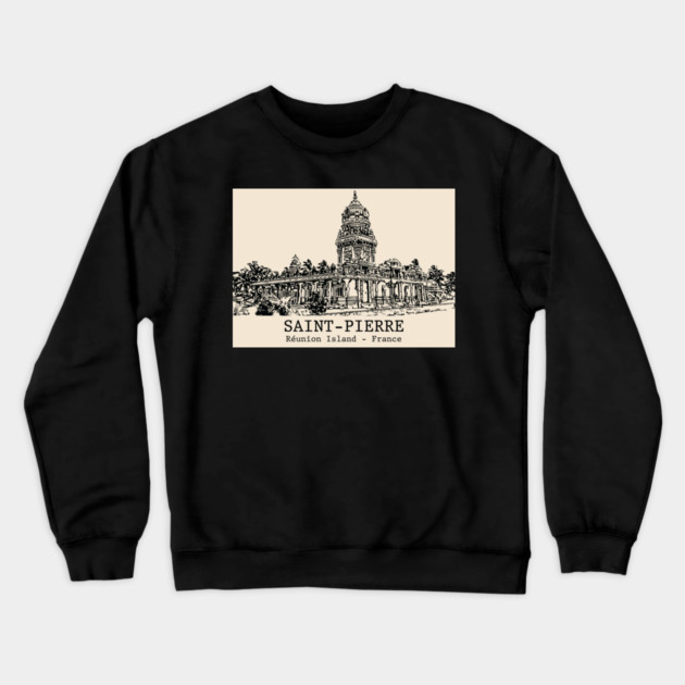 Saint-Pierre - Réunion Island Crewneck Sweatshirt by Lakeric