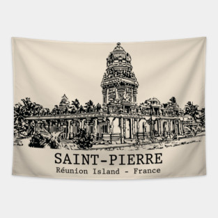 Saint-Pierre - Réunion Island Tapestry