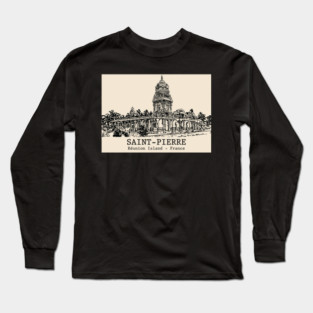 Saint-Pierre - Réunion Island Long Sleeve T-Shirt