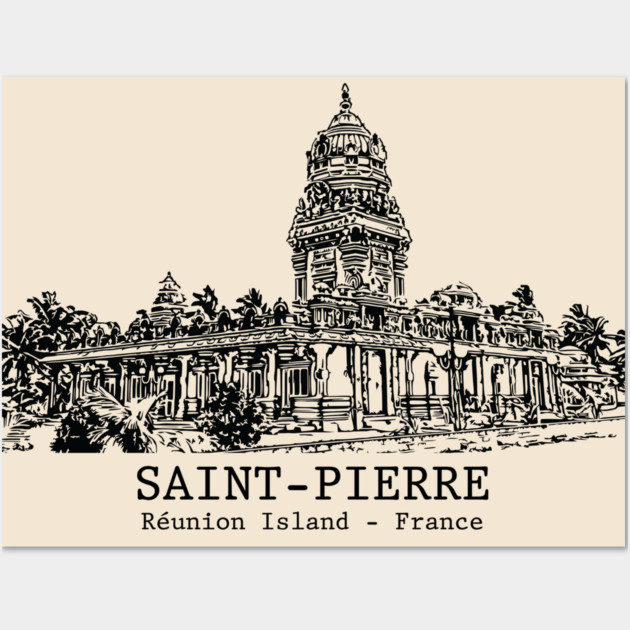 Saint-Pierre - Réunion Island Wall Art by Lakeric