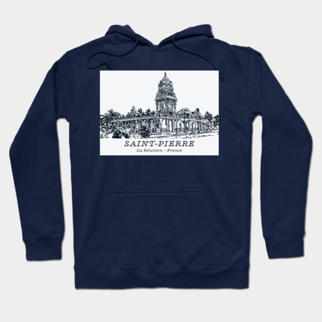 Saint-Pierre - Réunion Island Hoodie by Lakeric