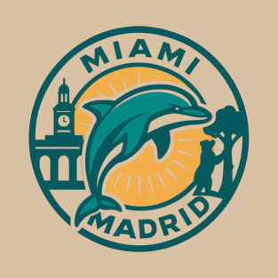 Miami Dolphins Go To Madrid T-Shirt