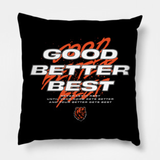 Good Better Best Funny Chicago Bears Sports Lover Pillow