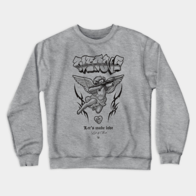 Street Cupid Crewneck Sweatshirt by Wrongteeshirt