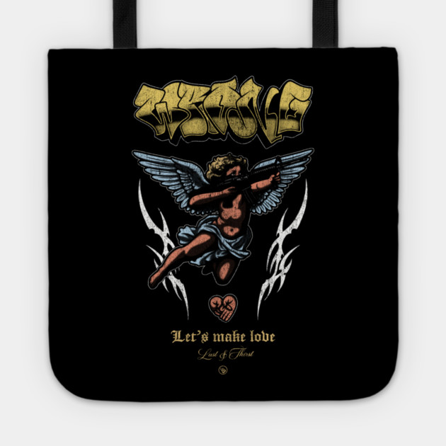 Love Angel Tote by Wrongteeshirt