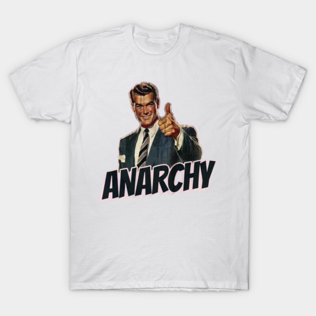 Anarchy Vintage Thumbs Up Guy T-Shirt by Nonstop Shirts
