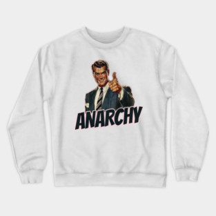 Anarchy Vintage Thumbs Up Guy Crewneck Sweatshirt