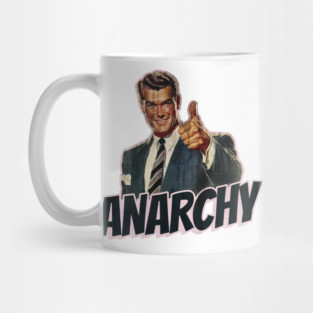 Anarchy Vintage Thumbs Up Guy Mug