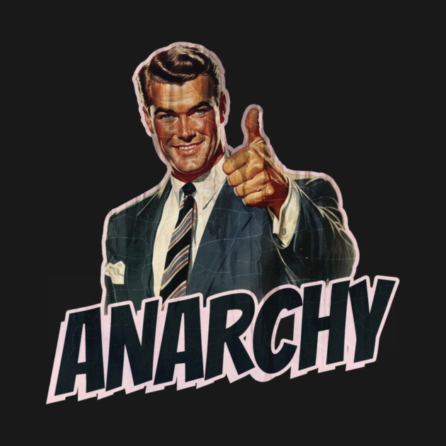 Anarchy Vintage Thumbs Up Guy by Nonstop Shirts