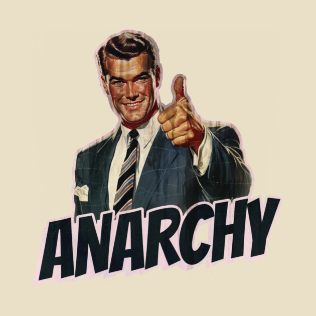 Anarchy Vintage Thumbs Up Guy by Nonstop Shirts