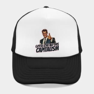 Capitalism Vintage Thumbs Up Guy Hat