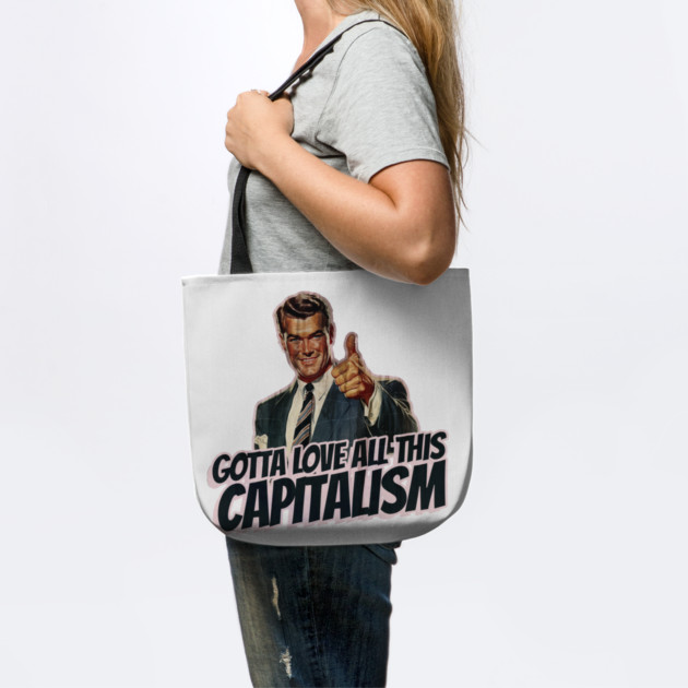 Capitalism Vintage Thumbs Up Guy by Nonstop Shirts
