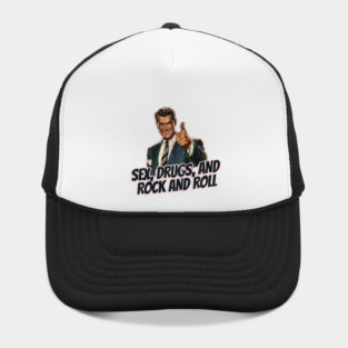 Sex, Drugs, and Rock and Roll Vintage Hat