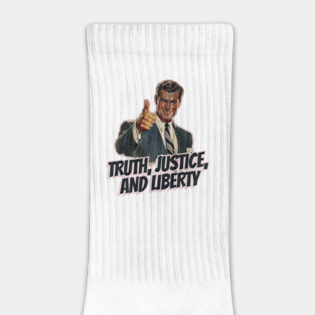 Truth, Justice, and Liberty Vintage Thumbs Up Guy by Nonstop Shirts