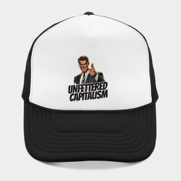 Unfettered Capitalism Vintage Thumbs Up Guy by Nonstop Shirts