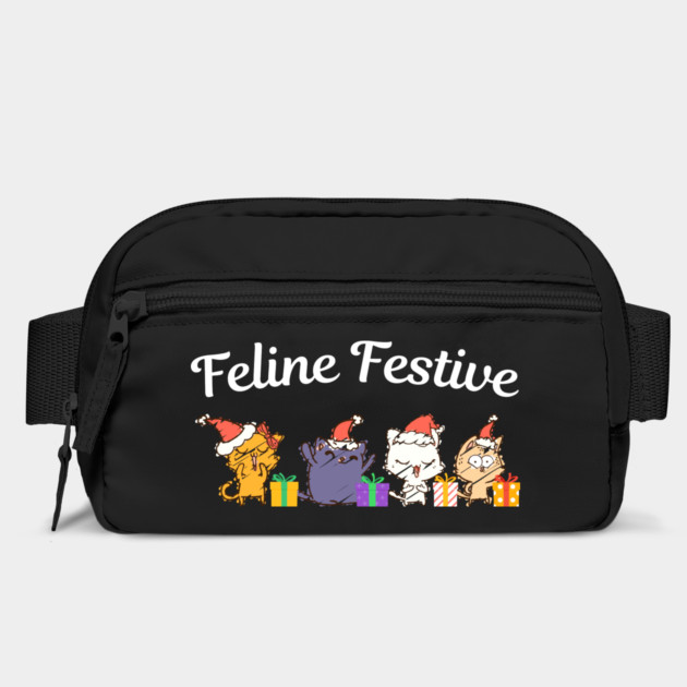 Feline Festive Christmas Cats With Gifts by Creatifly Graphic Tees