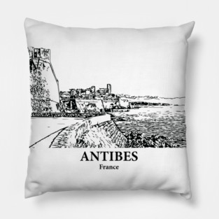 Antibes - France Pillow