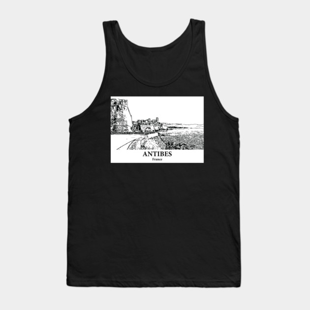 Antibes - France Tank Top by Lakeric