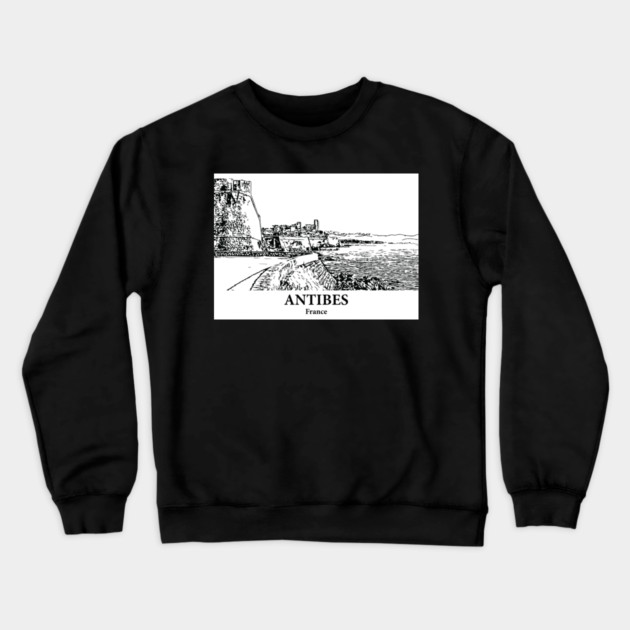 Antibes - France Crewneck Sweatshirt by Lakeric
