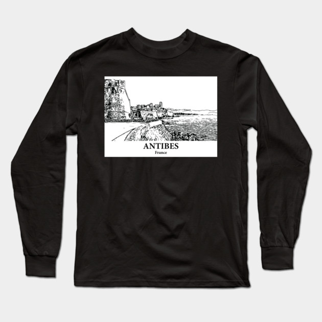 Antibes - France Long Sleeve T-Shirt by Lakeric