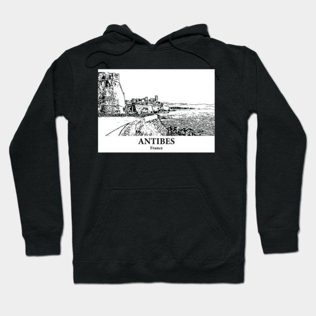 Antibes - France Hoodie by Lakeric