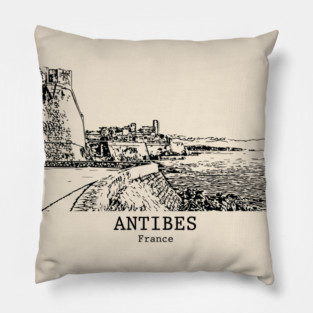 Antibes - France Pillow