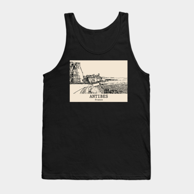 Antibes - France Tank Top by Lakeric