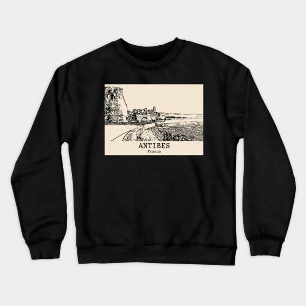 Antibes - France Crewneck Sweatshirt by Lakeric