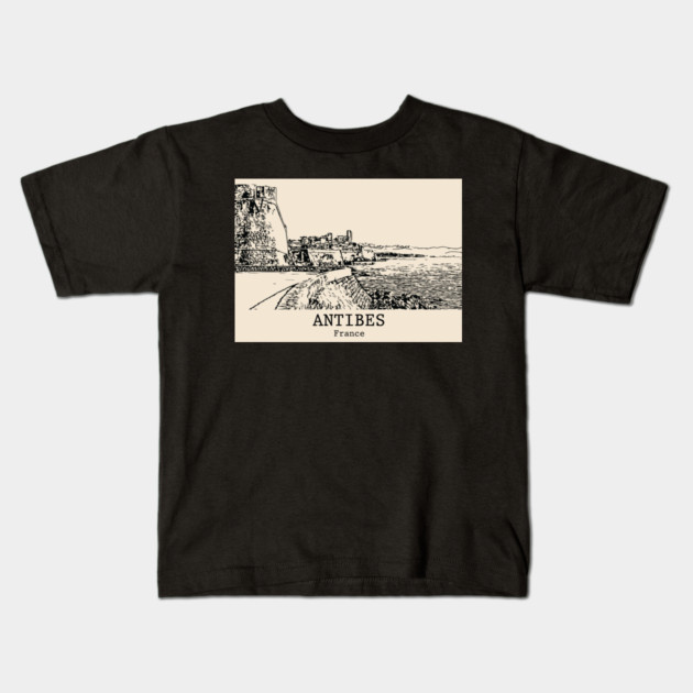 Antibes - France Kids T-Shirt by Lakeric