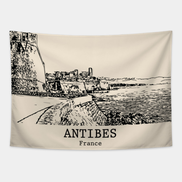 Antibes - France Tapestry by Lakeric