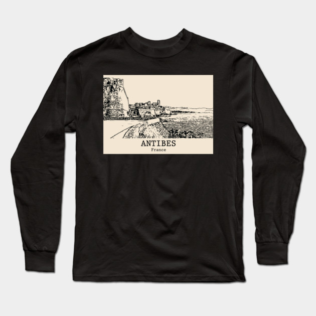 Antibes - France Long Sleeve T-Shirt by Lakeric