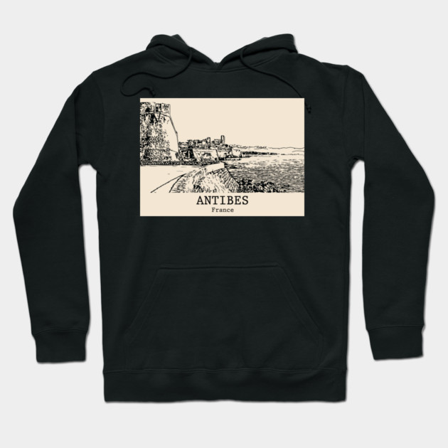 Antibes - France Hoodie by Lakeric