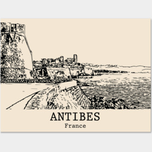 Antibes - France Posters and Art