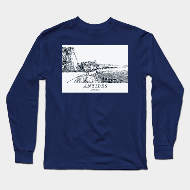 Antibes - France Long Sleeve T-Shirt by Lakeric